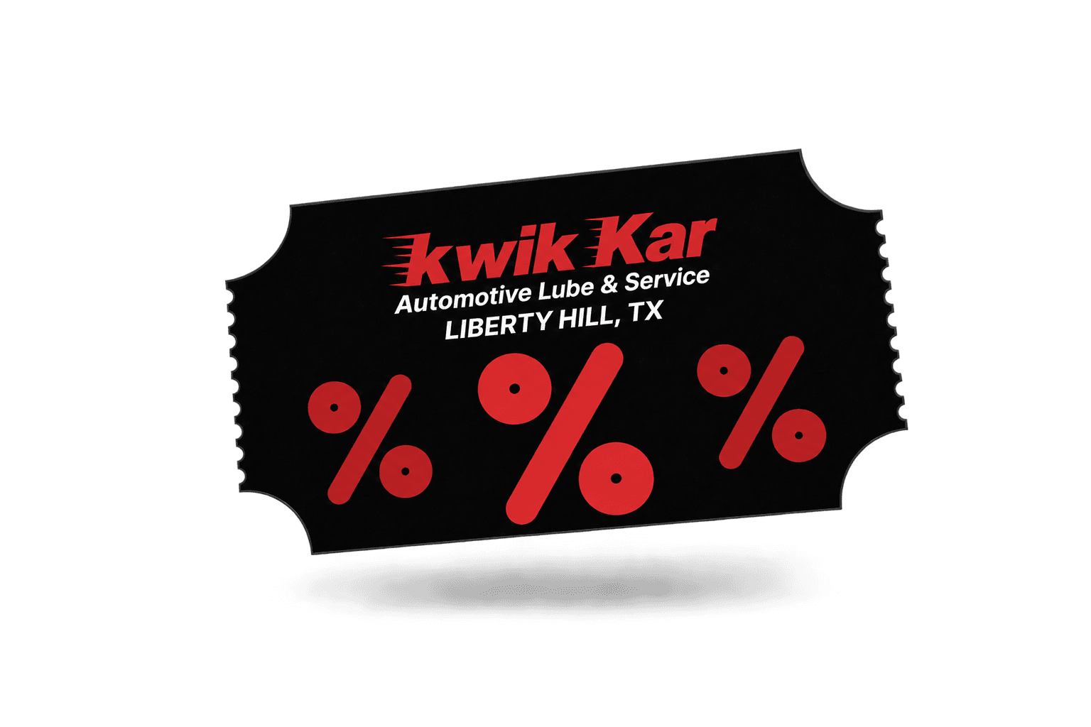 Kwik Kar Offer Ticket